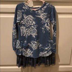 Stella Industries blue flower long top 6x